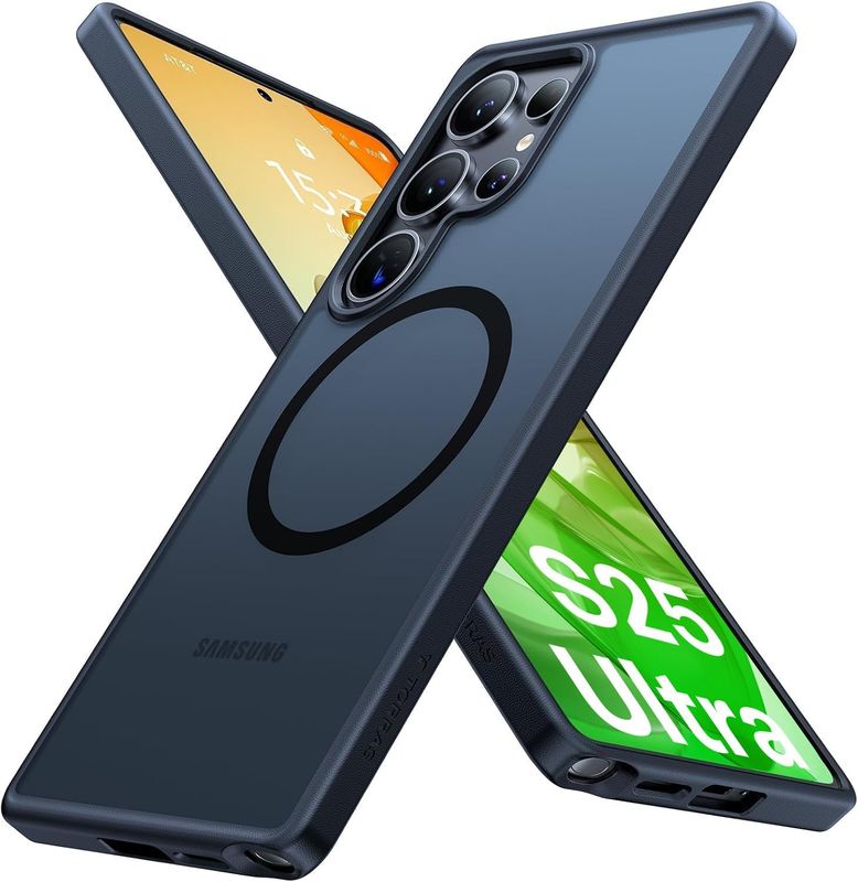 TORRAS Magnetic Shockproof for Samsung Galaxy S25 Ultra Case, Fit for MagSafe,