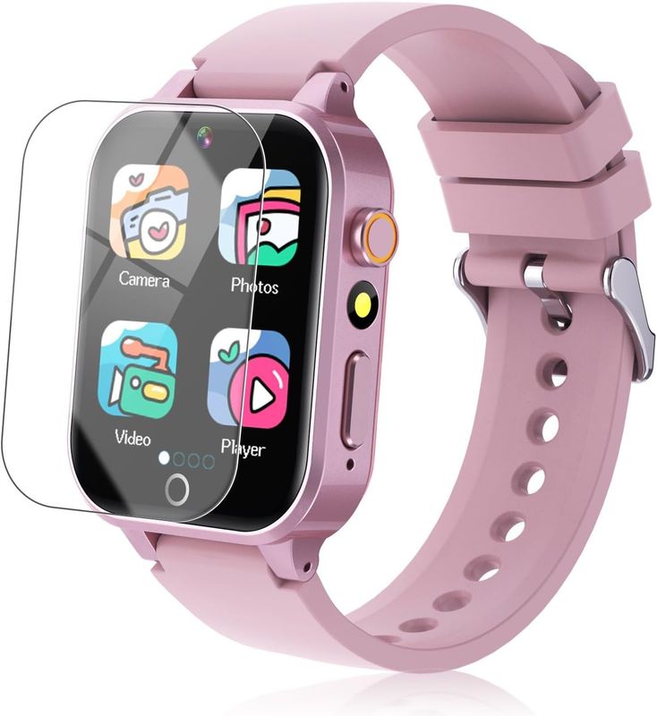 Wiszodet Kids Smart Watch for Girls with 26 Games, HD Touchscreen Camera Music