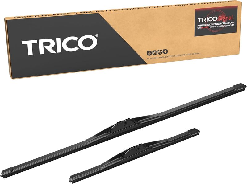 TRICO Signal Premium Silicone 26” + 16” Automotive Replacement Windshield Wipers