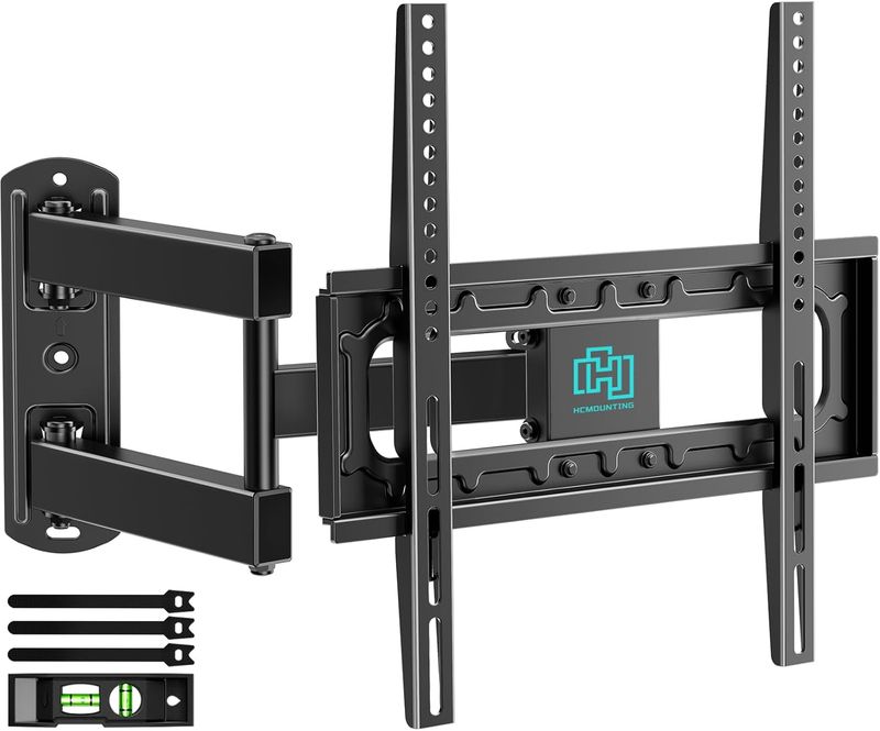 HCMOUNTING Outdoor Full Motion Weatherproof TV Wall Mount for 26 inch-65 inch