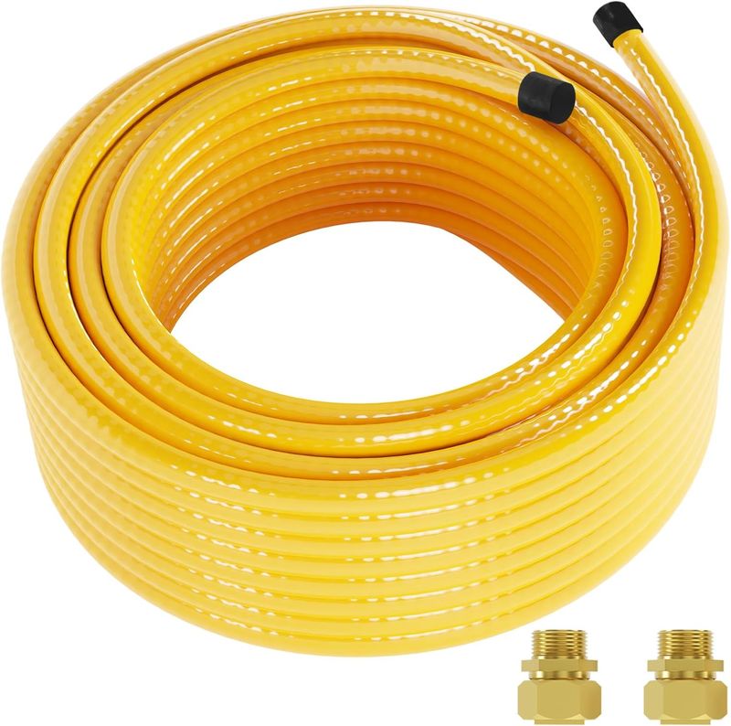 KAERMO 100FT 1/2 inch CSST Flexible Propane Natural Gas Line