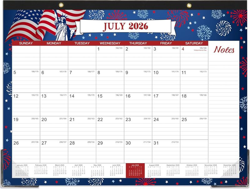 2026 Desk Calendar - Large Desk Calendar 2026