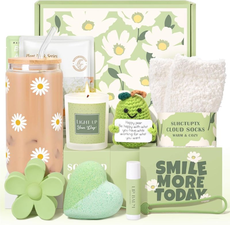 Gift Baskets for Women, 11pcs Unique Happy Birthday Gifts for Women, Best