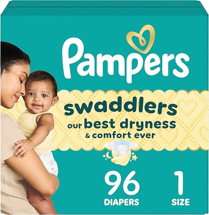 Pampers Swaddlers Diapers, Size 4 (15-34 lbs), 150 Count