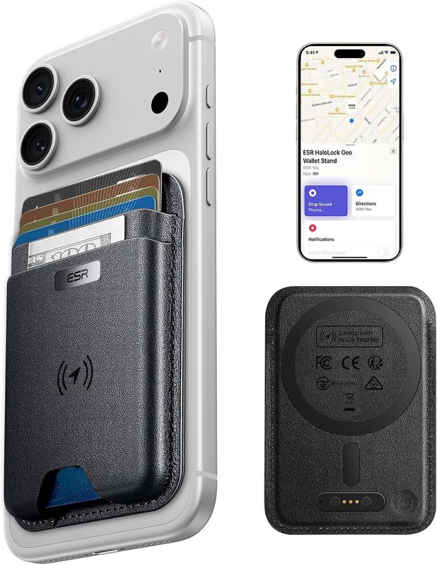 ESR Geo for MagSafe Wallet with Full Find My Functionality, RFID Blocking