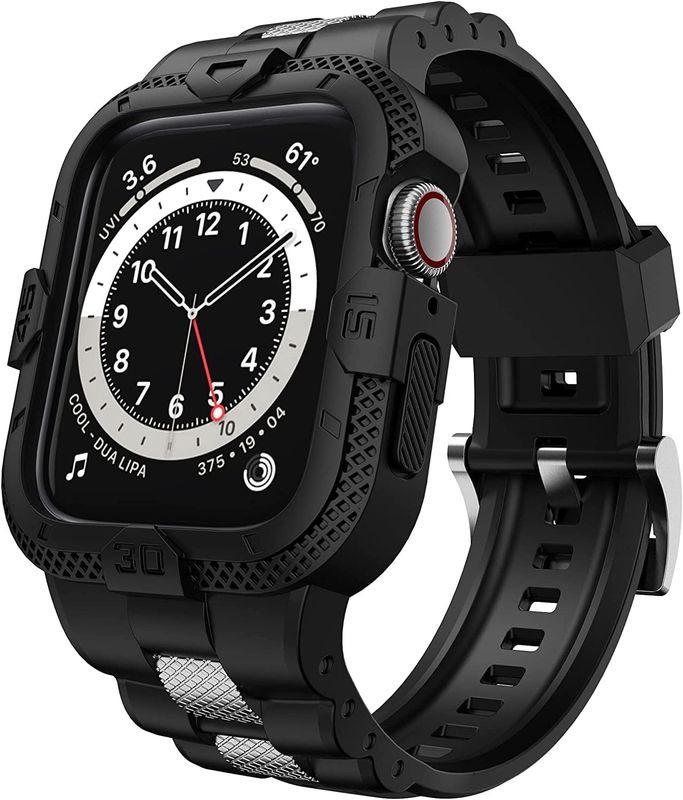 GELISHI Bands Compatible for Apple Watch Band 41mm 40mm 38mm, Men Sport Rugged