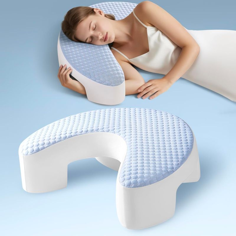 Side Sleeper Pillow for Adults with Arm Hole – Pillow for Side Sleepers