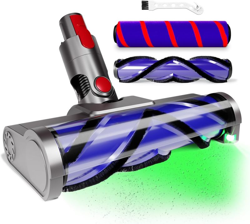 Upgraded 2 Brushes Vacuum Head Replacement for Dyson