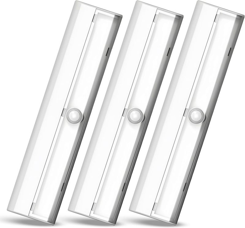 Brilliant Evolution Wireless LED Stair Lights with Motion Sensor - 3-Pack