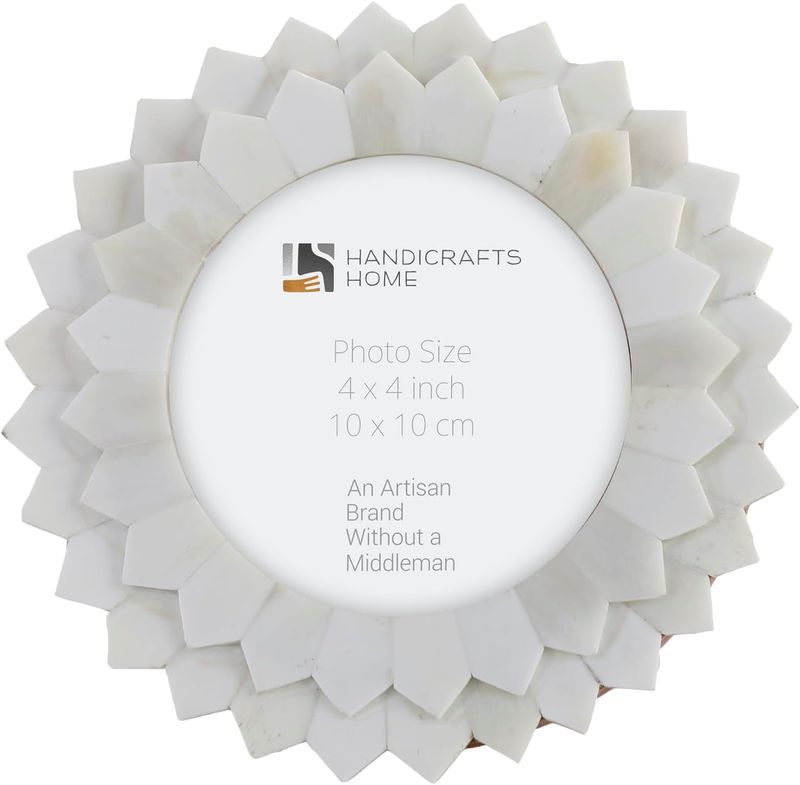 Handicrafts Home Handmade 4x4 Picture Frame, Farmhouse Photo Frames Ideal