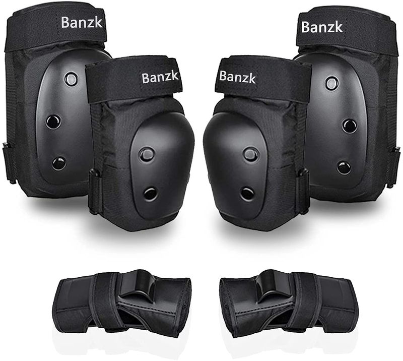 Adult/Child Knee Pads Elbow Pads Wrist Guards 3 in 1 Protective Gear Set