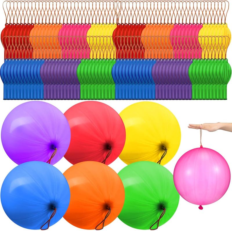 Libima 350 Pcs Punch Balloons Bulk Assorted Colors Punching Balloons Heavy Duty