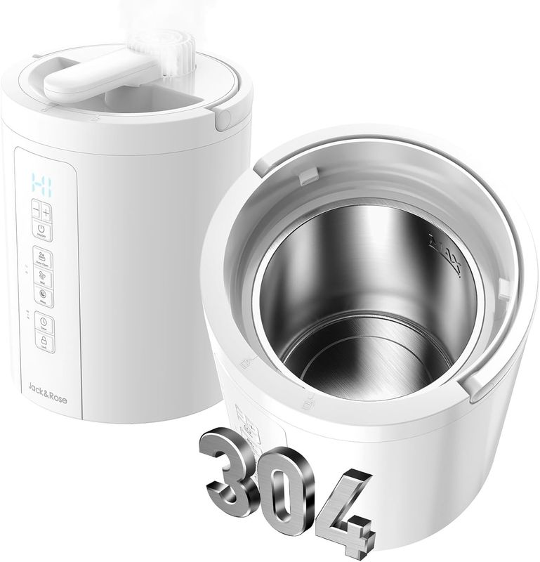 3L Stainless Steel Humidifier for Bedroom, Warm Mist Humidifiers Easy Clean