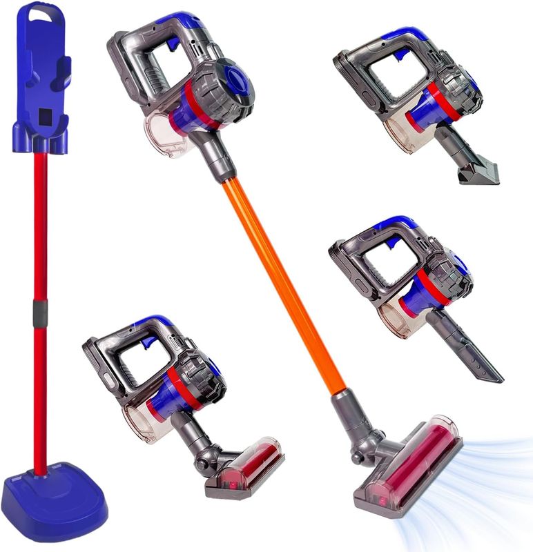 BAYMI 3-in-1 TODDLERS 3+ Vacuum That Really Works, Toddler Vacuum Cleaning Toy