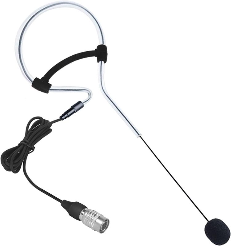 XHXJCYS Black Single Earset Headset Microphone Headworn Over Ear Hanging