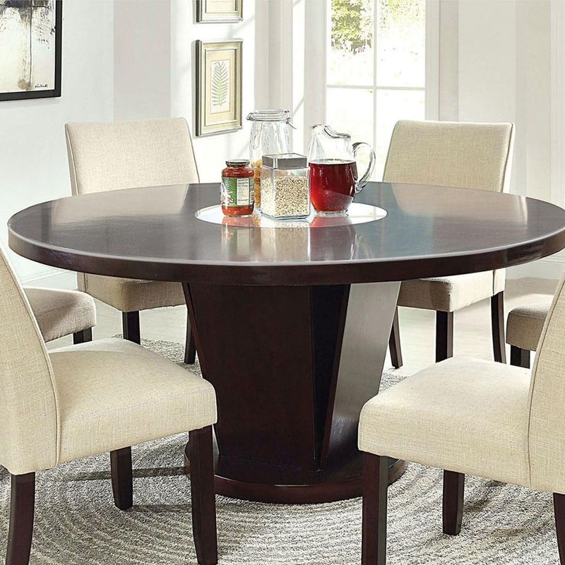 Whirltique Round Clear Table Protector, 54 inch Round, 2mm Thick, Clear Plastic