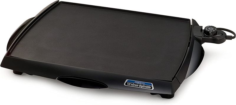 Presto 07046 Tilt 'n Drain Big Griddle Cool-Touch Electric Griddle