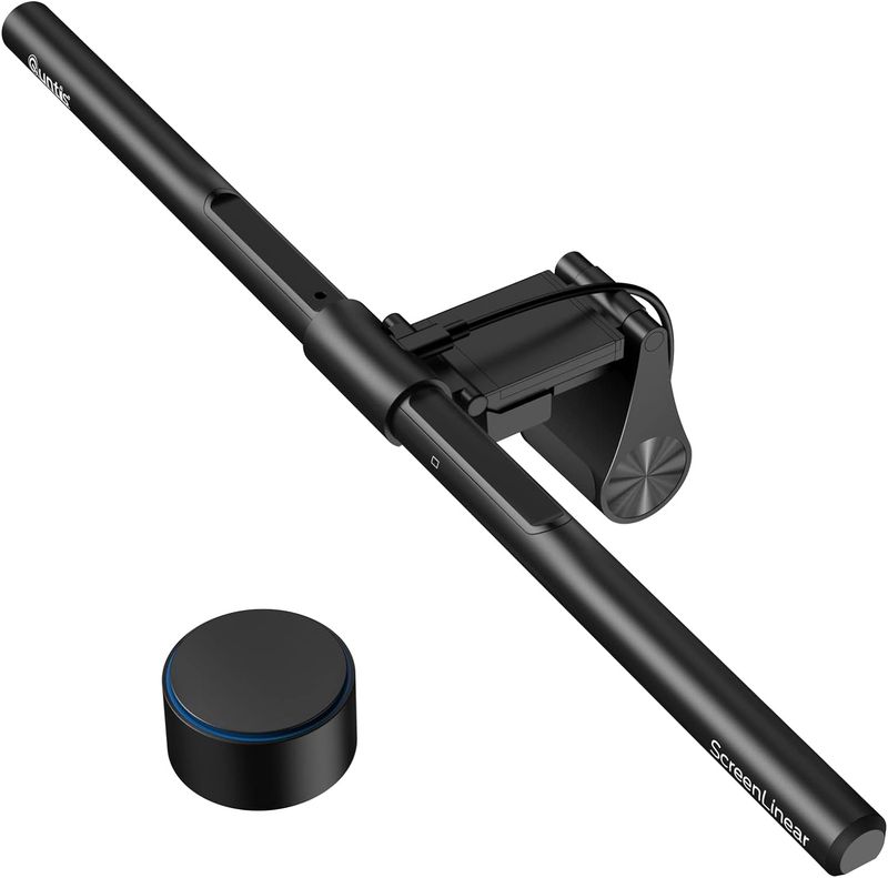 Quntis Monitor Light Bar PRO+ with Remote Control, Fit for Curved/Flat Monitor,
