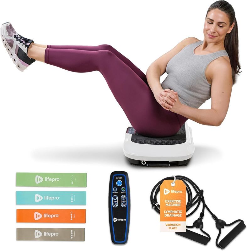 LifePro Vibration Plate Exercise Machine - Whole Body Workout Vibration Fitness