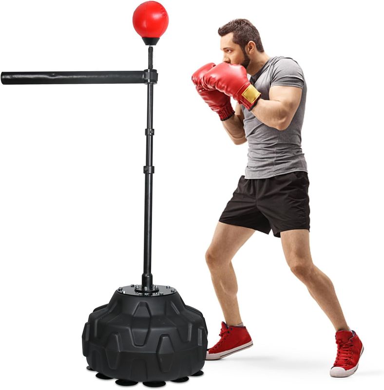 Solid Reflex Bag Boxing Speed 45-80in Trainer Punching Bag Spinning Bar Training