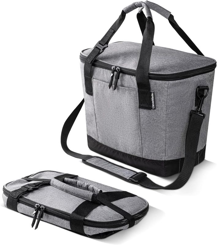 CleverMade Tahoe Collapsible Cooler Bag – Medium Portable Cooler Bag for Travel