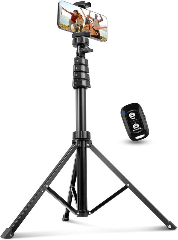 Aureday 62 inch Phone Tripod Accessory Kits, Camera & Cell Phone Tripod Stand