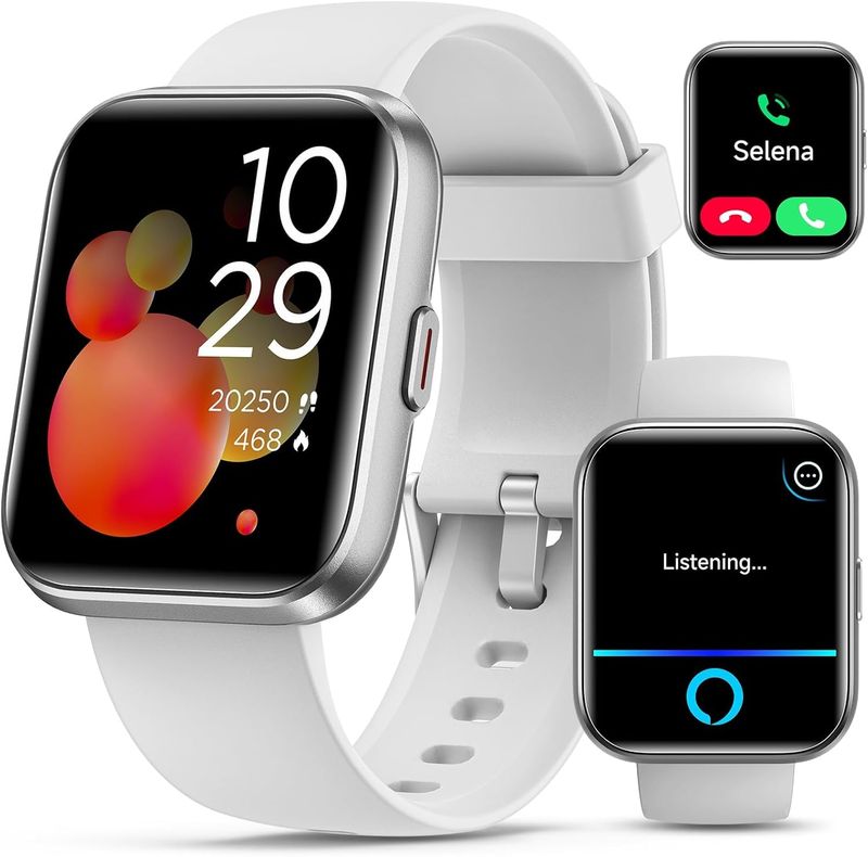 Smartwatch for Women, Compatible with Android & iPhone, 1.8'' Fitness Tracker