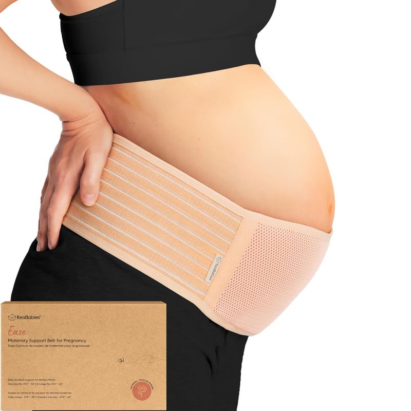 KeaBabies Pregnancy Belly Bands for Pregnant Women - 1-Pack,  Small