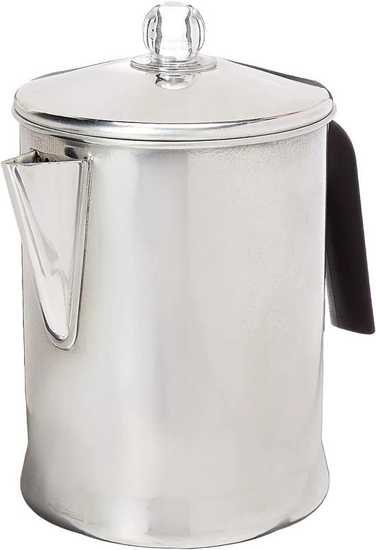 Primula Today Aluminum Stove Top Percolator Maker Durable, Brew Coffee On
