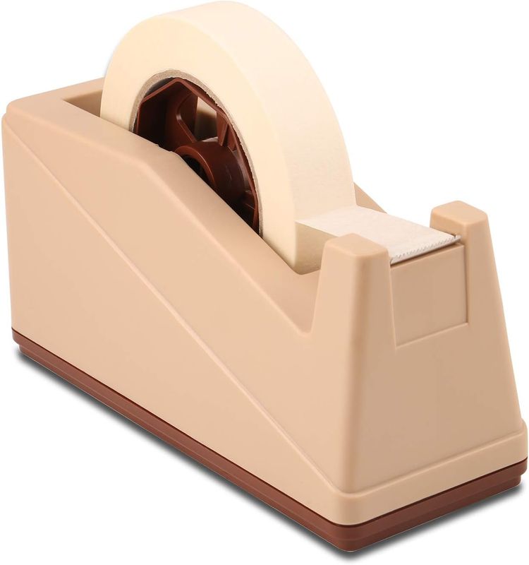 Lichamp Desktop Tape Dispenser Holder with Large 3 inch Core for Masking Tape,