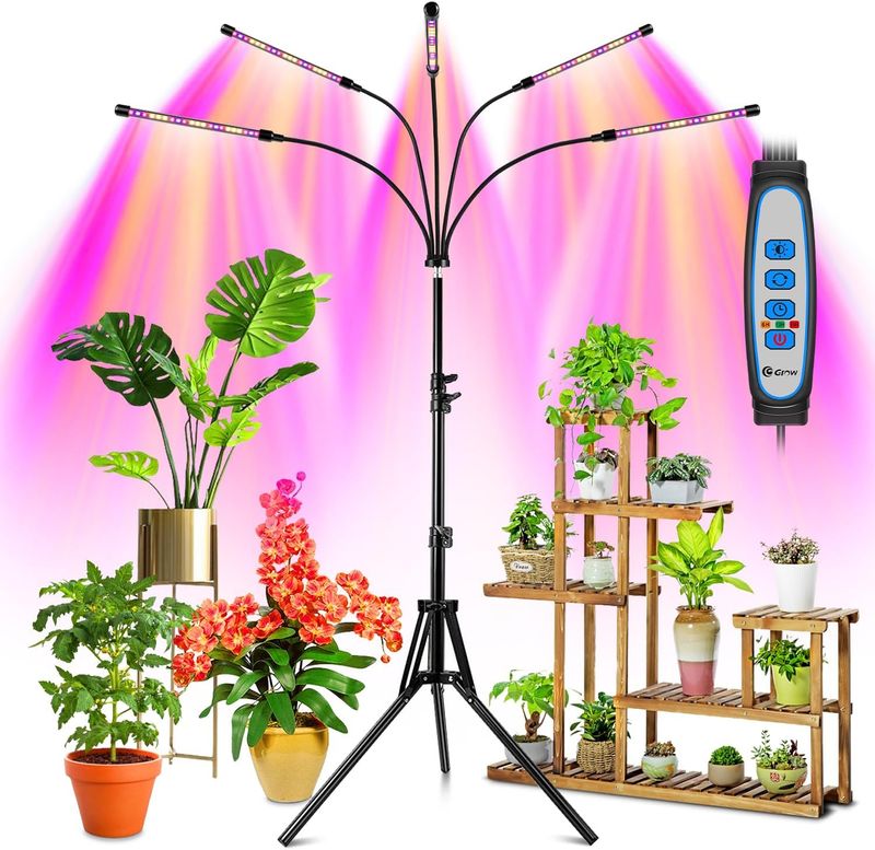 Wolezek Grow Lights for Indoor Plants, 100 LEDs Full Spectrum Plant Lights