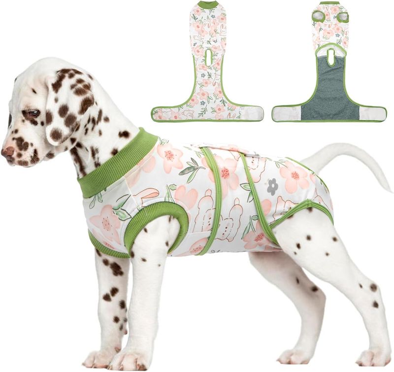 FUAMEY Dog Recovery Suit Male,Dogs Surgery Neuter Suits Puppy Spay Shirts for