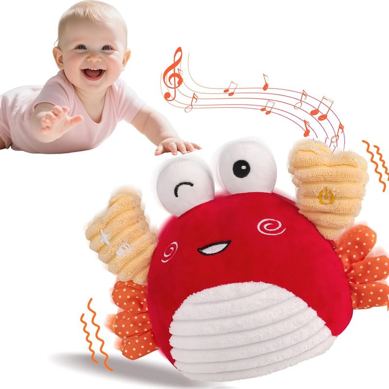 nicknack Baby Toys 0-6 Months – Crawling Dancing Bouncing Musical Learning Plush