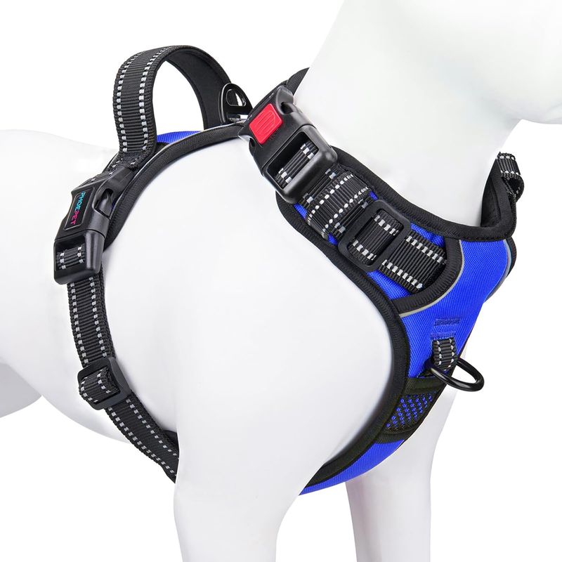 PHOEPET No Pull Dog Harness Medium Reflective Front Clip Vest