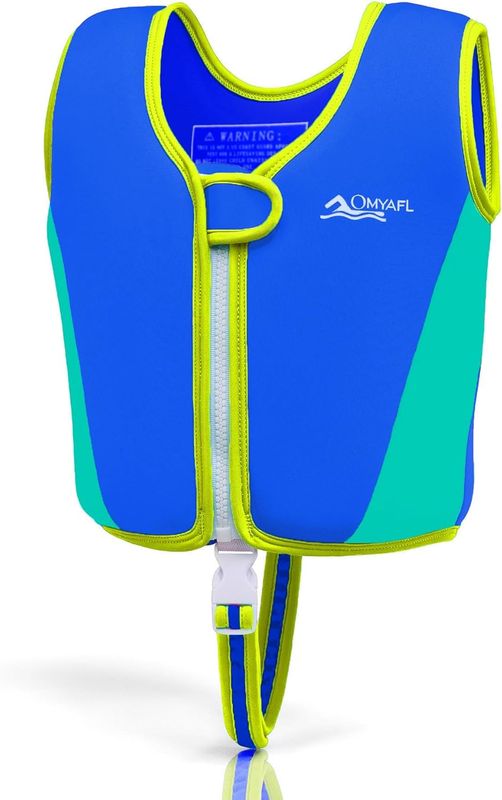 OMYAFL Toddler Swim Vest Kids Floaties Boys Girls Swim Float Jacket Buoyancy