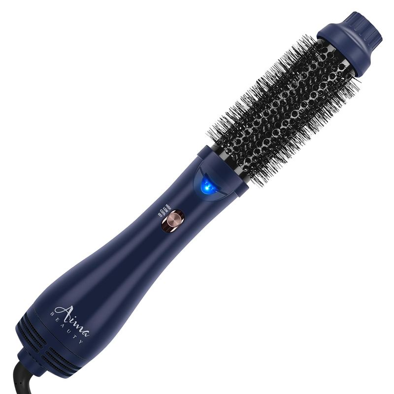 Hair Dryer Brush, Aima Beauty 4-in-1 Upgrade Hot Air Straightener Curler