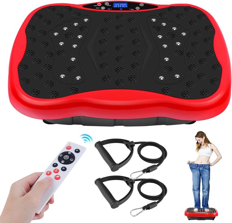 Vibration Plate Exercise Machine, Red