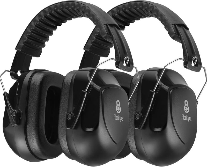 Floriogra 2 Pack 34dB Noise Canceling Headphones For Shooting