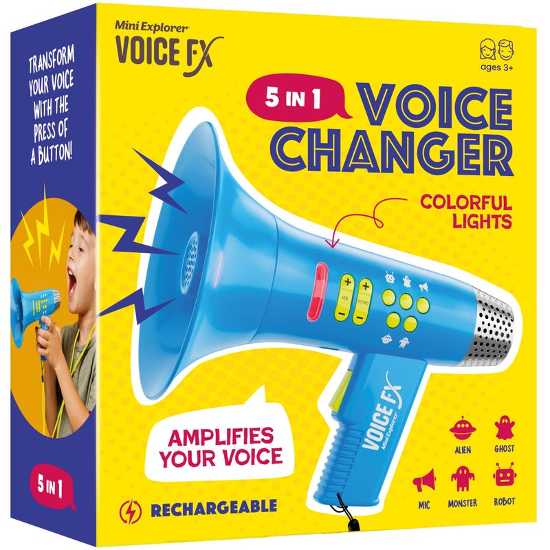 Mini Explorer Voice Changer Device for Kids Ages 3-8 Birthday Gift