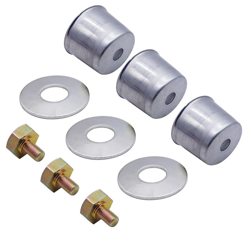 Mower Deck Blade Bolt Set with Washers & Dust Cap for Kubota ZD326 ZG222 ZG227