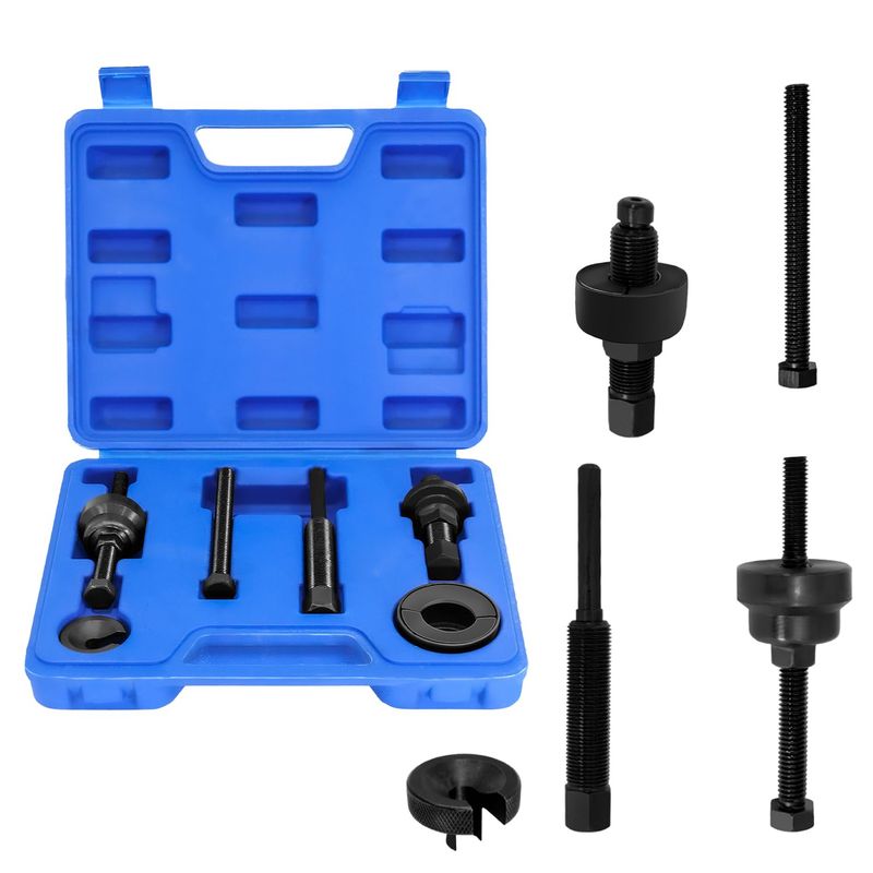 Power Steering Pulley Puller Tool Set Compatible with Ford, GM, VW, Chrysler