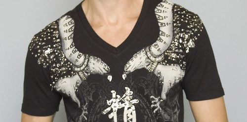 Mens Short Sleeved V-Neck Jersey