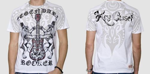 Mens Key Closet Crewneck Short Sleeved T-Shirt