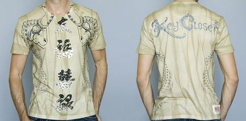 Mens Key Closet Crewneck Short Sleeve Jersey