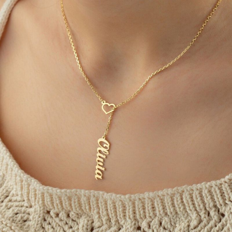 Name Dropper Custom Name Necklace Name Dropper Custom Name Necklace