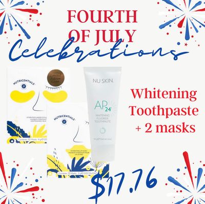 🇺🇸Whitening Toothpaste &amp; Collagen Infused Masks