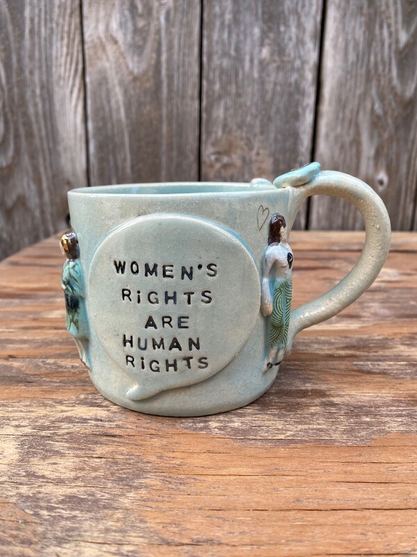 Protest Mug - Women's Rights Blue