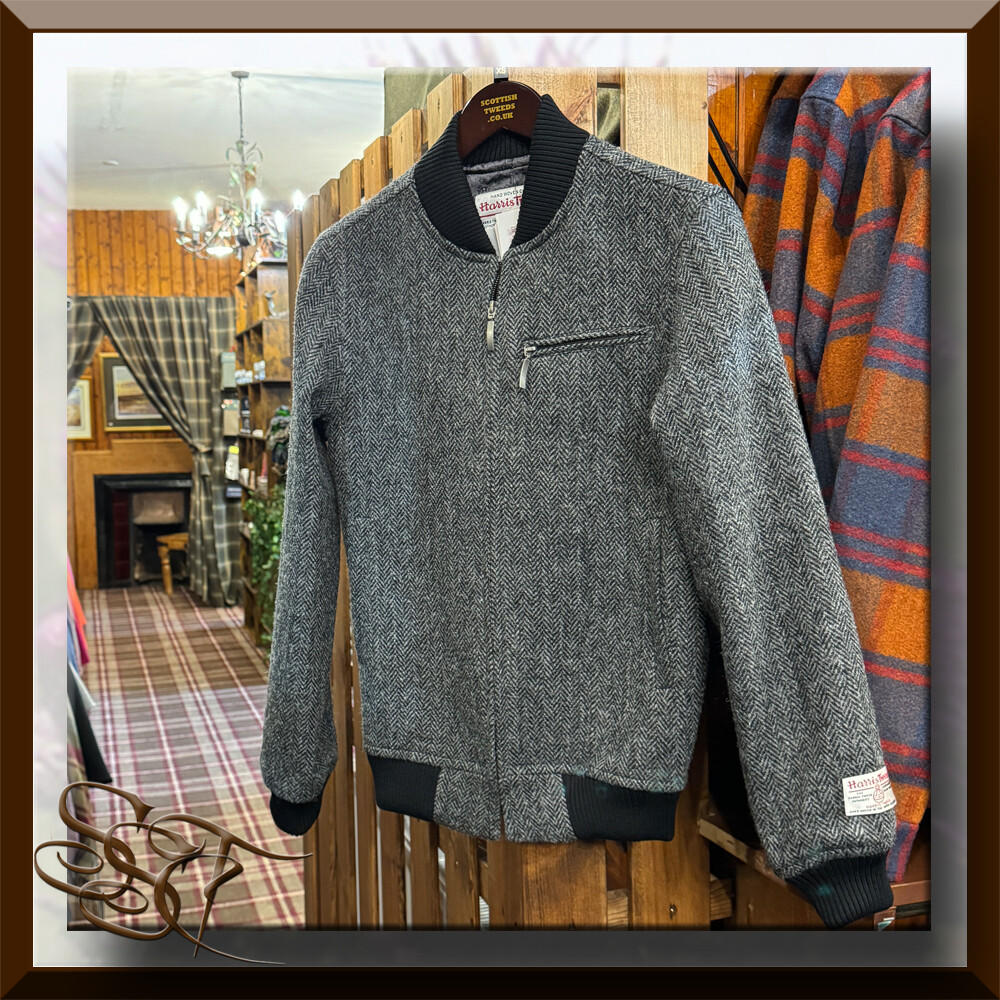 Baseball Jacket Harris Tweed