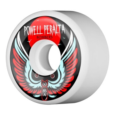 Powell Peralta &#39;Bomber 3&#39; Wheels 60mm 85a White