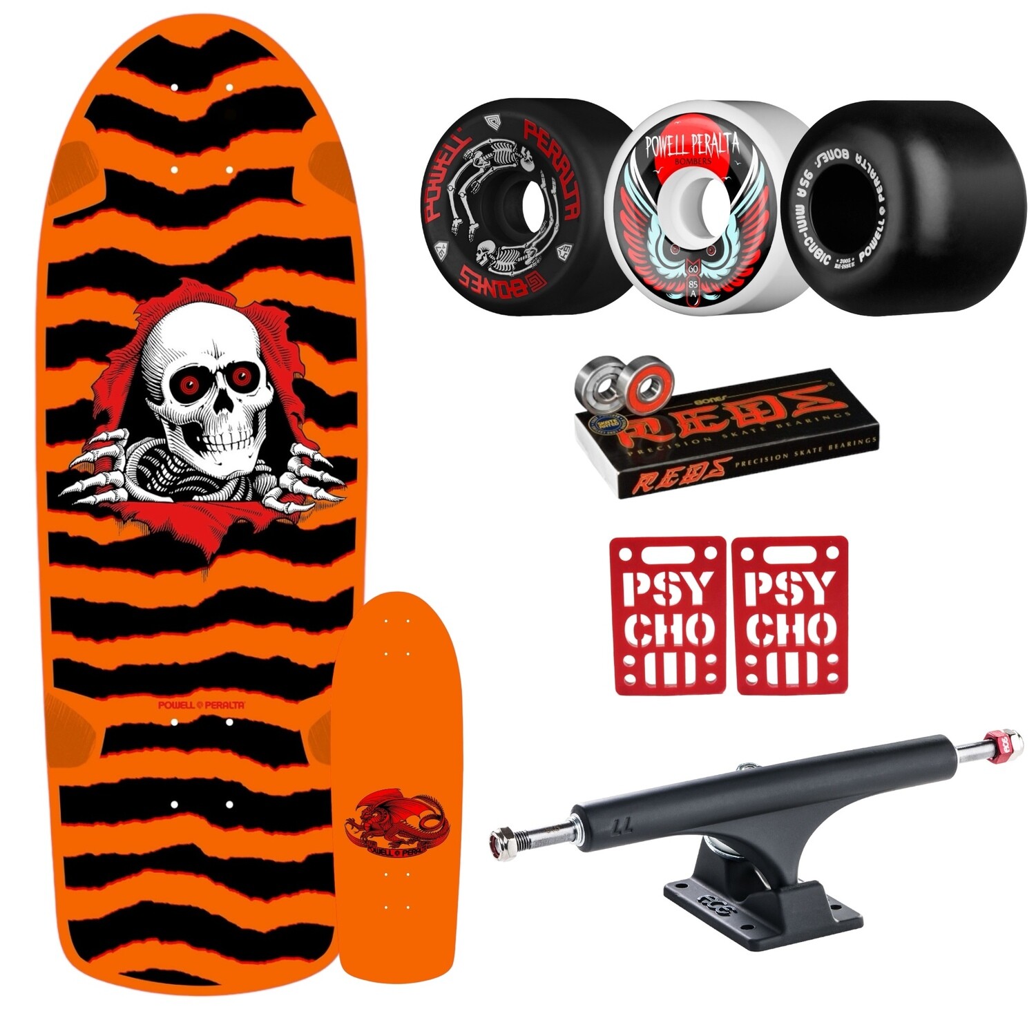 Powell Peralta OG Ripper Skateboard Deck Orange - 10 x 30 新品